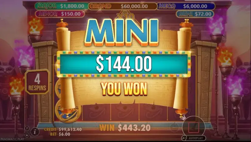 Mummy's Jewels 100 Bonus Games