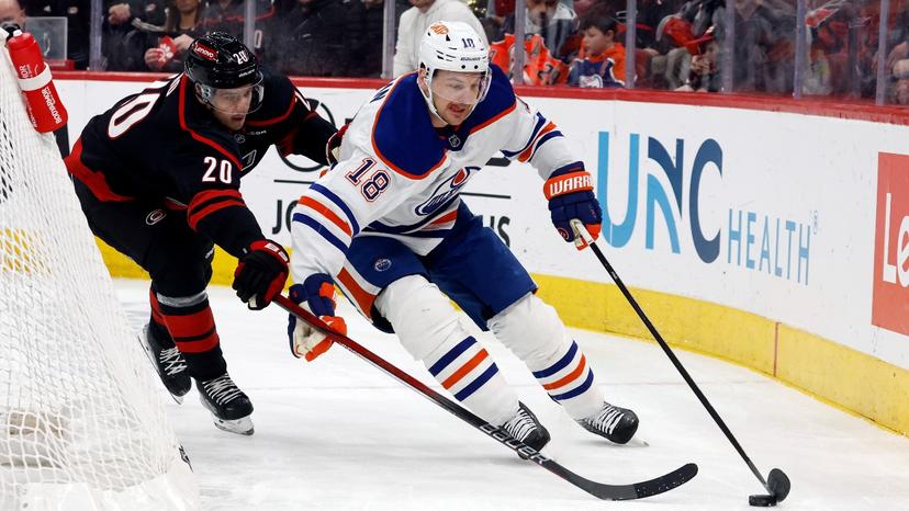 Zach Hyman and Sebastian Aho