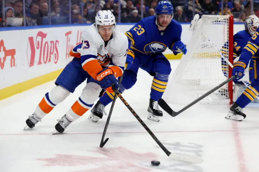 Mat Barzal and Mattias Samuelsson