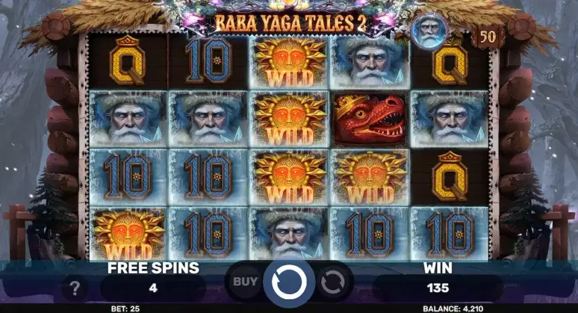 Baba Yaga Tales 2 Winning Symbols Respin