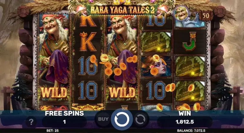 Baba Yaga Tales 2 Stacked Wilds Respin