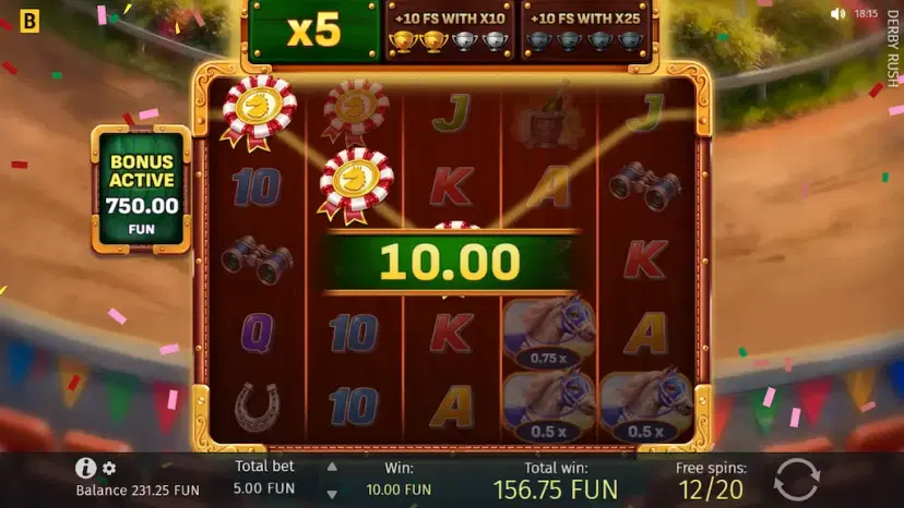 Derby Rush gameplay