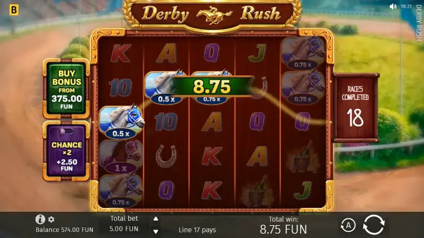 Derby Rush Spin Counter