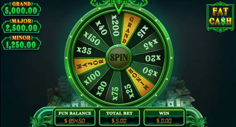 FAT CA$H Bonus Wheel