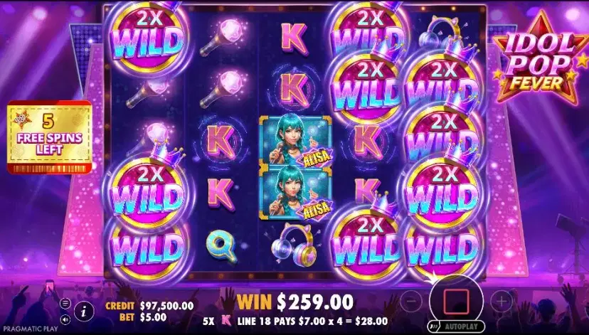 Idol Pop Fever Free Spins