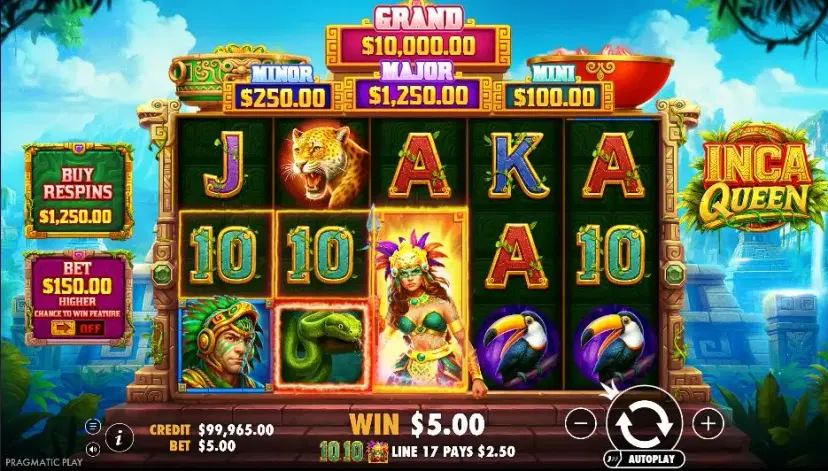 Queen Inca main features