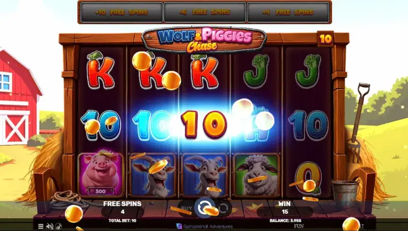 Wolf & Piggies Chase main features