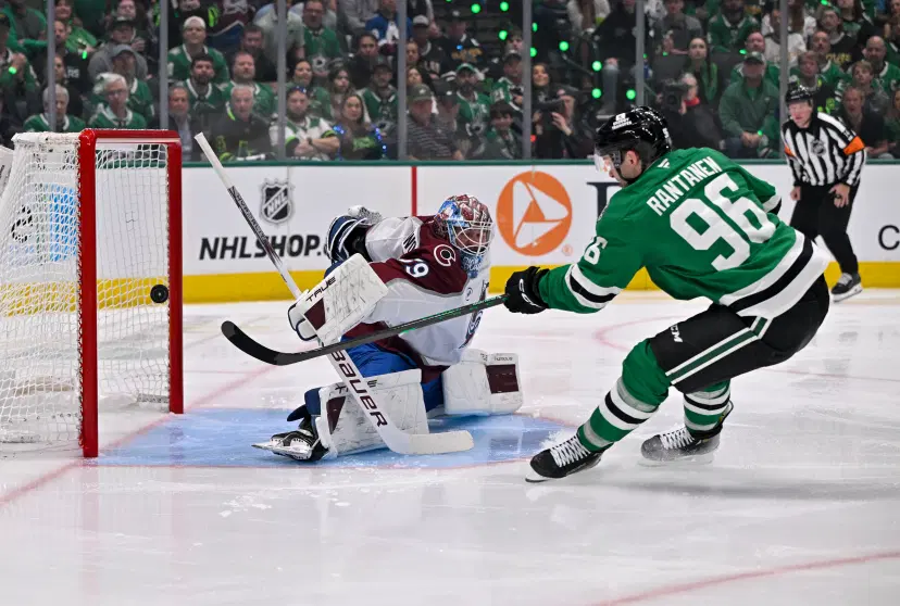 Mikko Rantanen and Mackenzie Blackwood