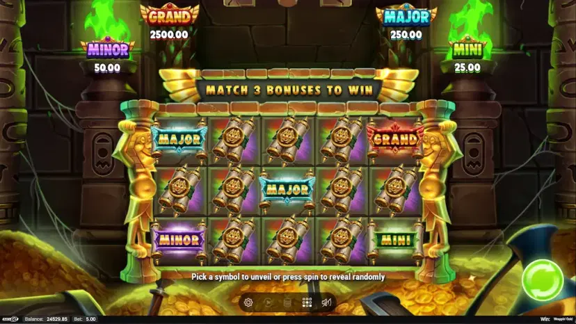 Wrappin' Gold Instant Bonus