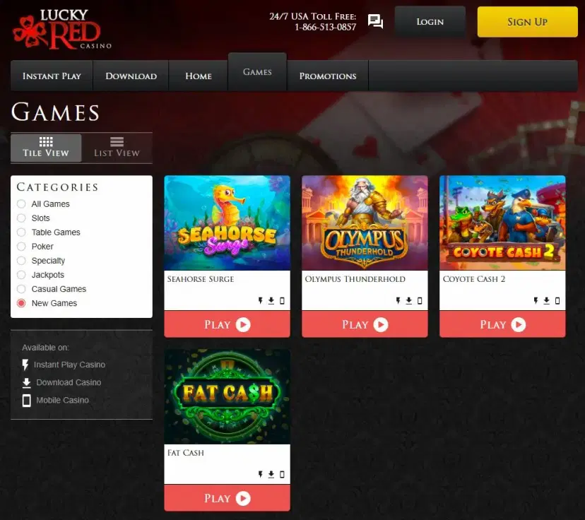 lucky red casino rtg may 2026