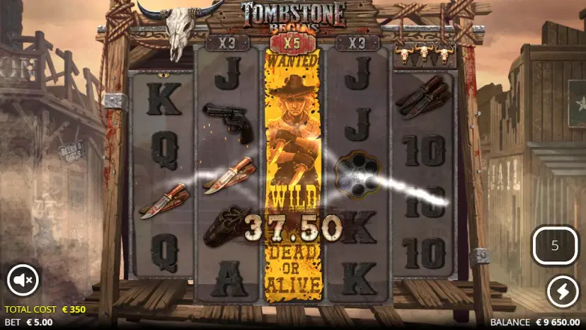 tombstone begins gunslinger spins