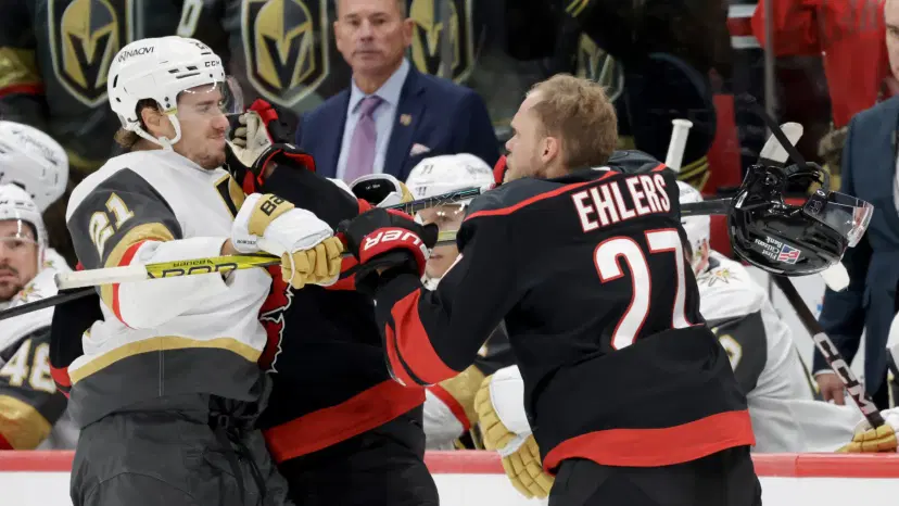 Brett Howden and Nikolaj Ehlers