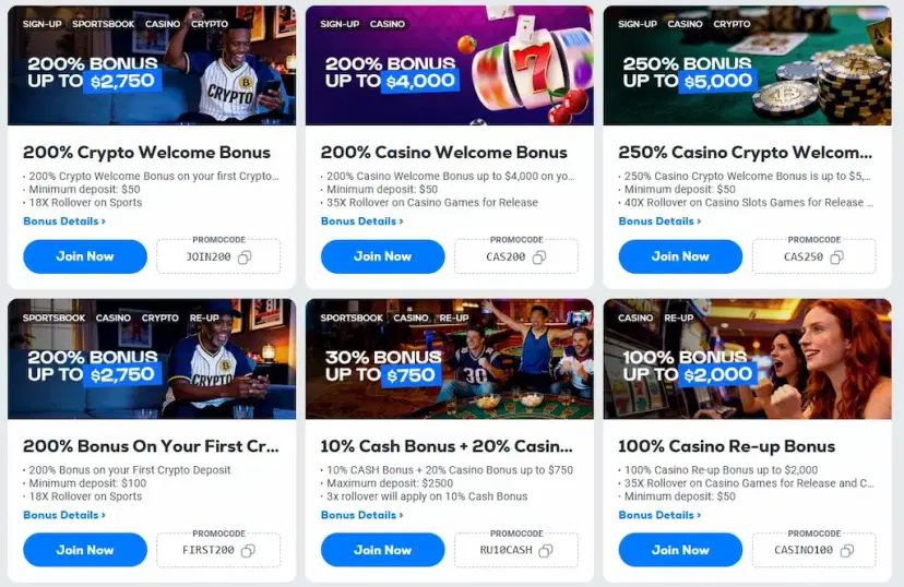 betus casino other promos june 2026