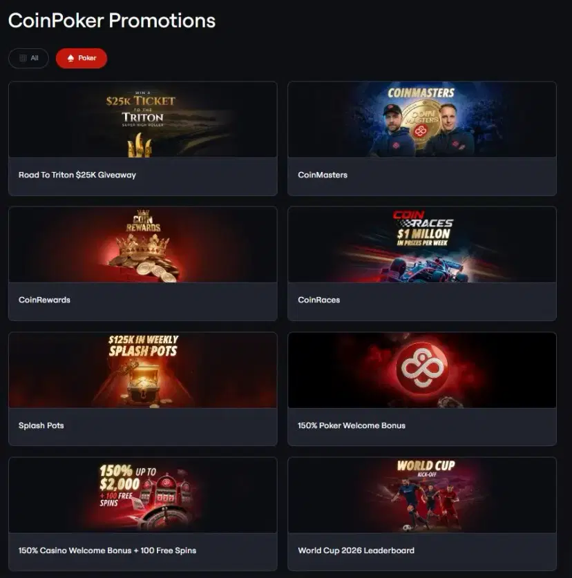 coinpoker promotions june 2026