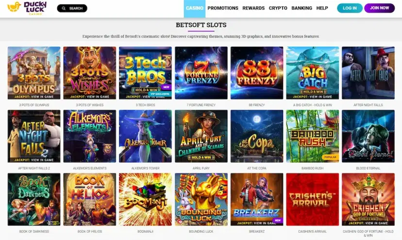 duckyluck casino betsoft jun 2026