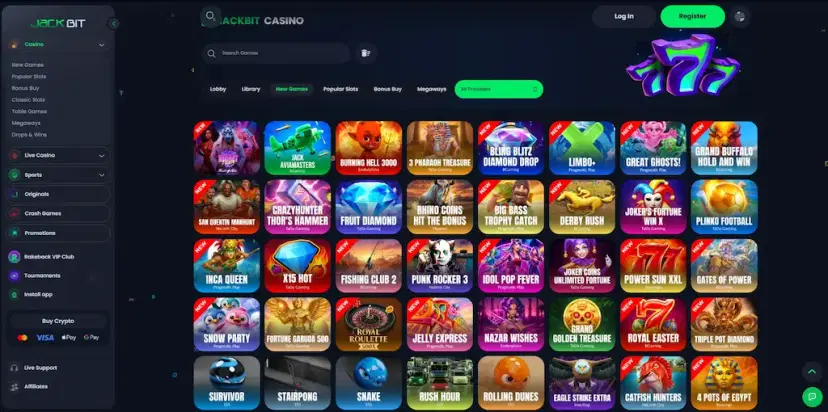 jackbit casino games june 2026