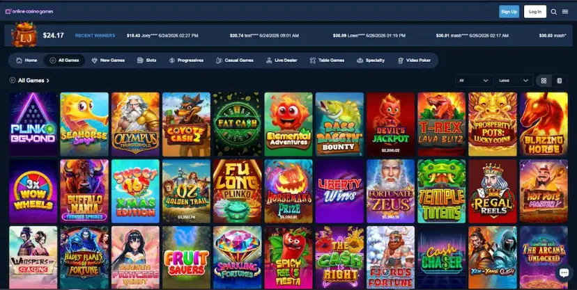 online casino games rtg june 2026