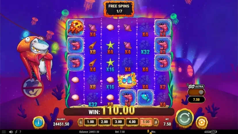 shark feast free spins