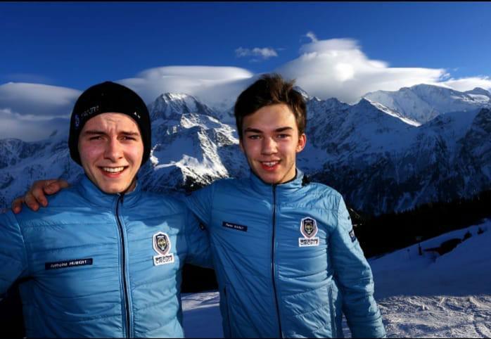 Pierre Gasly and the late Anthoine Hubert