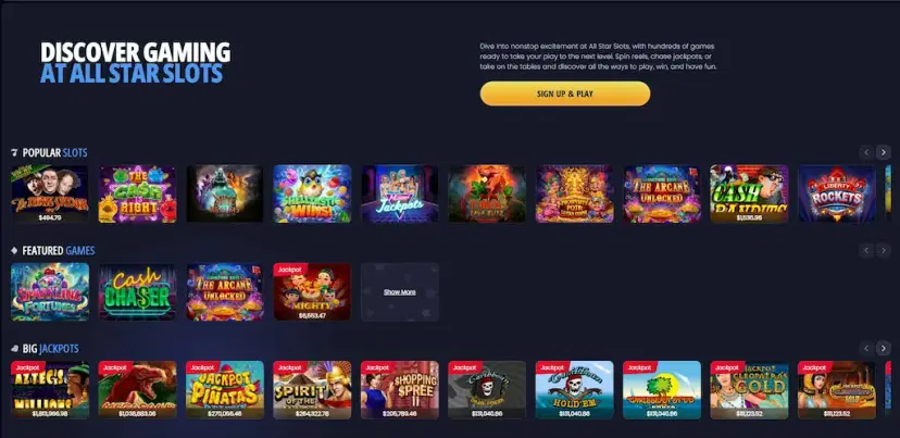 all star slots casino games july 2026