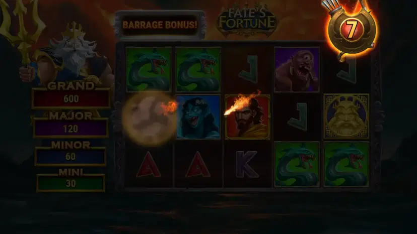 fate's fortune barrage bonus