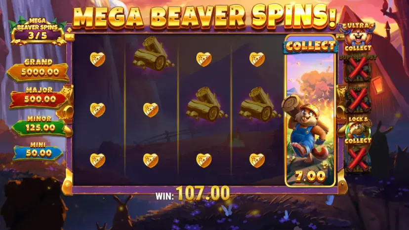 gnaw'n gold mega beaver spins