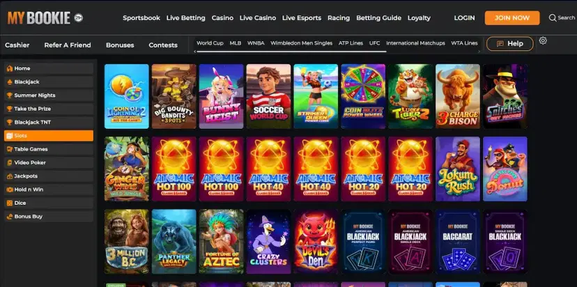 mybookie casino games july 2026