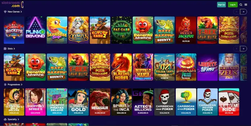slotsroom casino games july 2026
