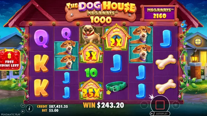 the dog house megaways 1000 all super bonus free spins