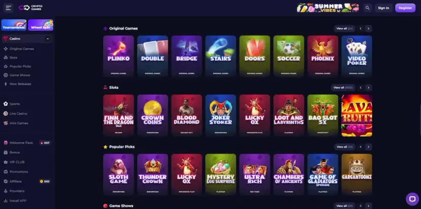 crypto-games.io games aug 2026