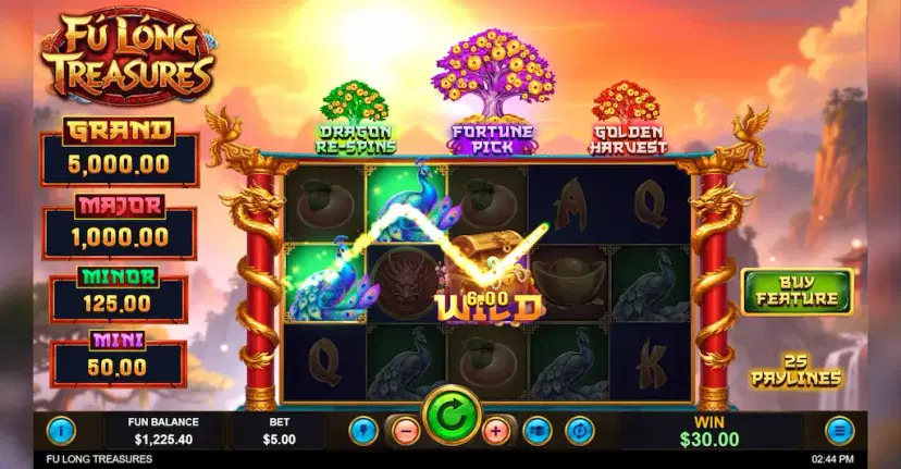 fu long treasures main features