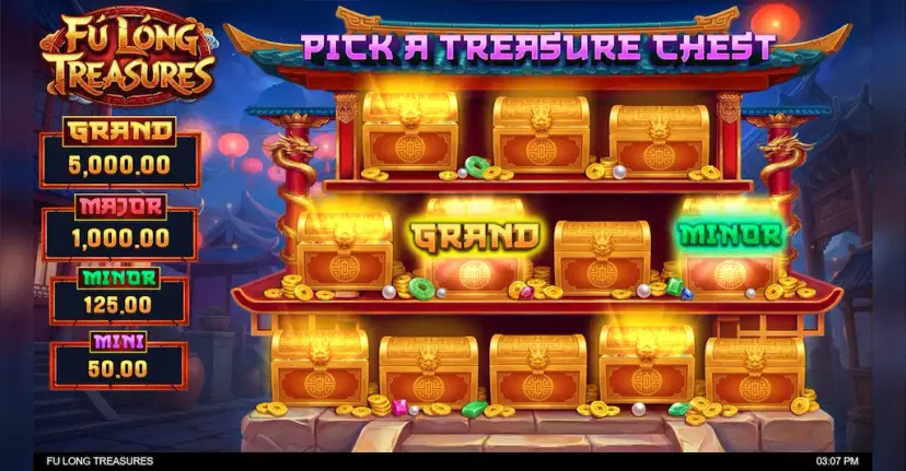 fu long treasures fortune pick