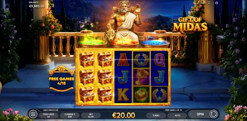 gift of midas expand free games bonus game