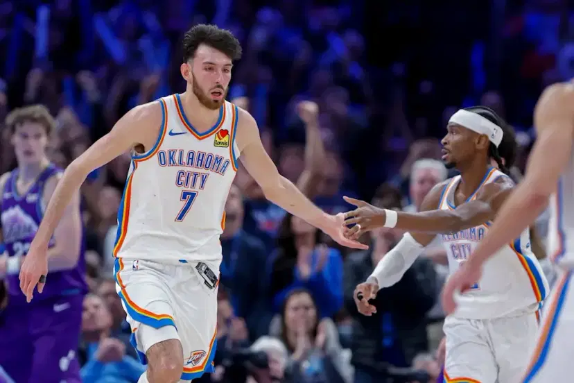 okc thunder chet holmgren shia gilgeous-alexander