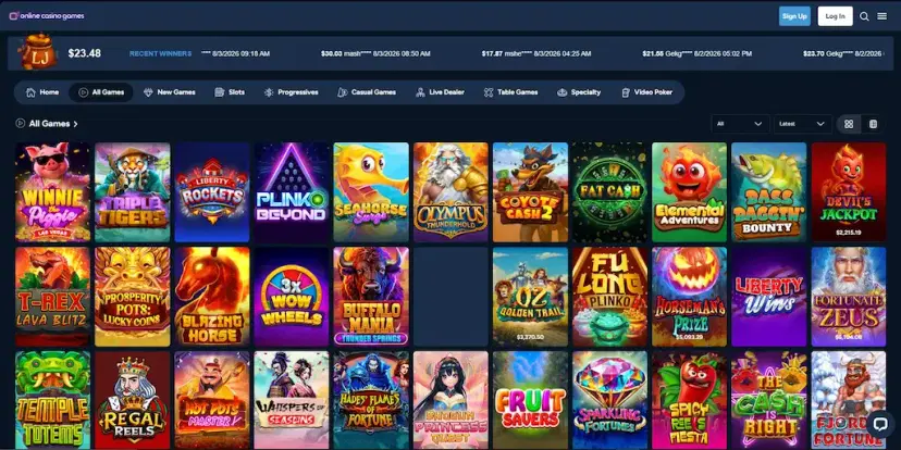 online casino games best online casinos aug 2026