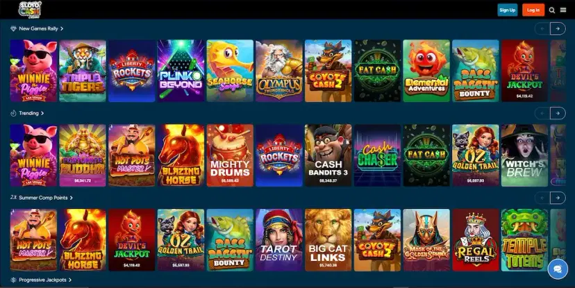 slotocash casino games aug 2026