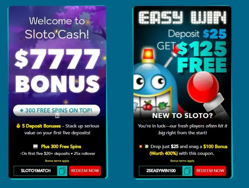 slotocash casino welcome bonuses aug 2026