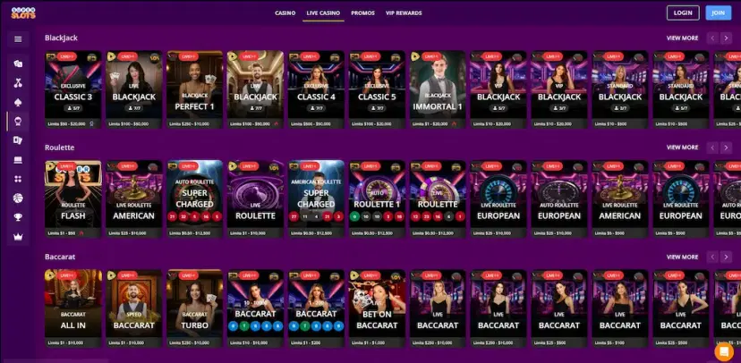 super slots casino live dealer casino guide
