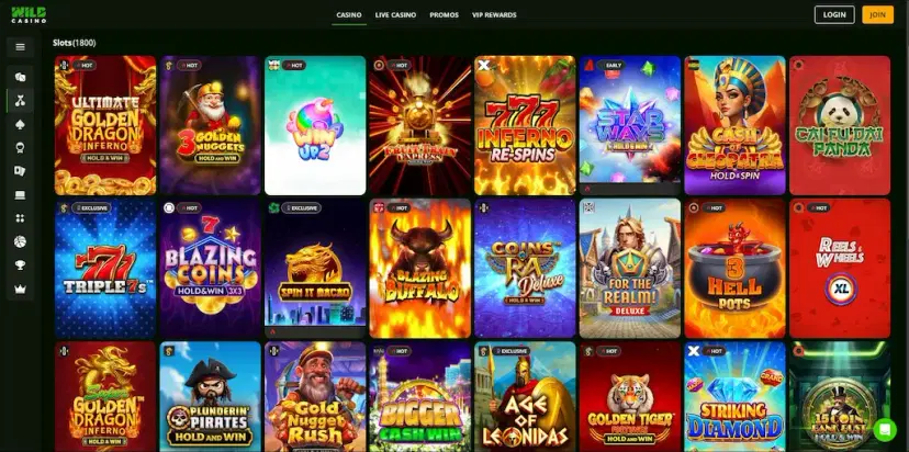 wild casino betsoft aug 2026