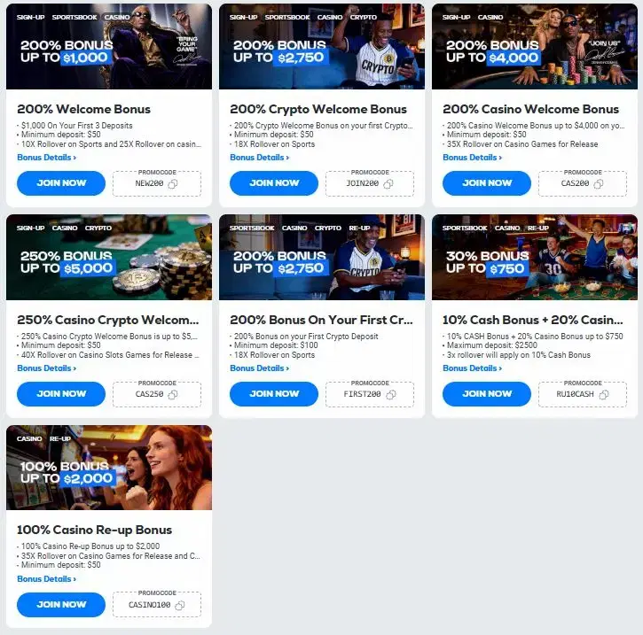 betus casino promos sept 2026
