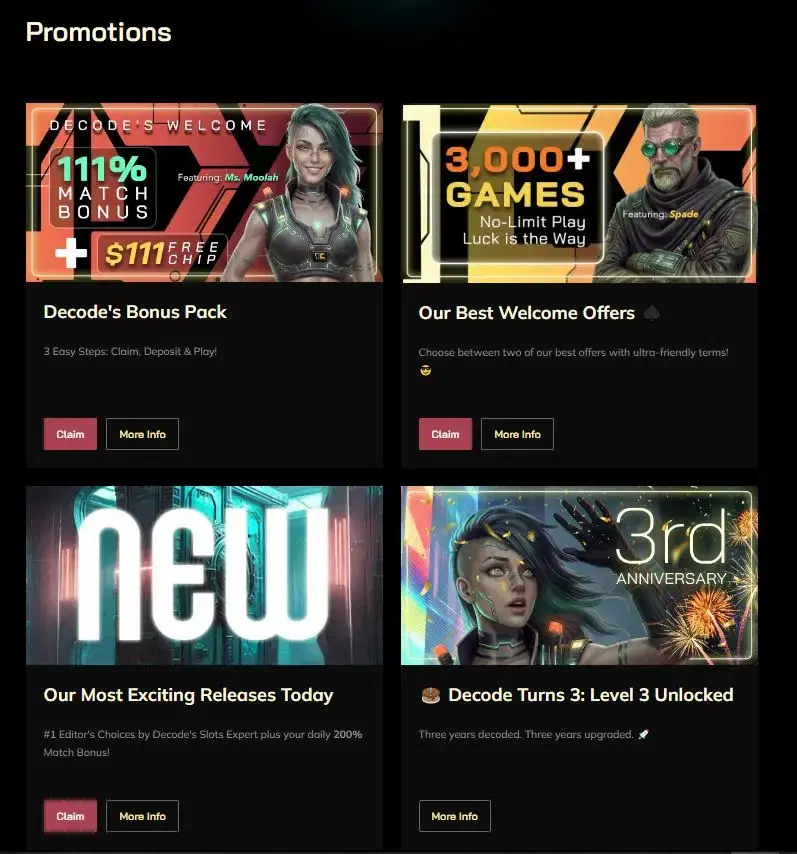 decode casino promotions sept 2026