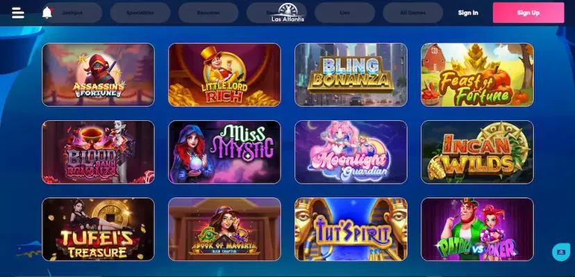 las atlantis casino games sept 2026