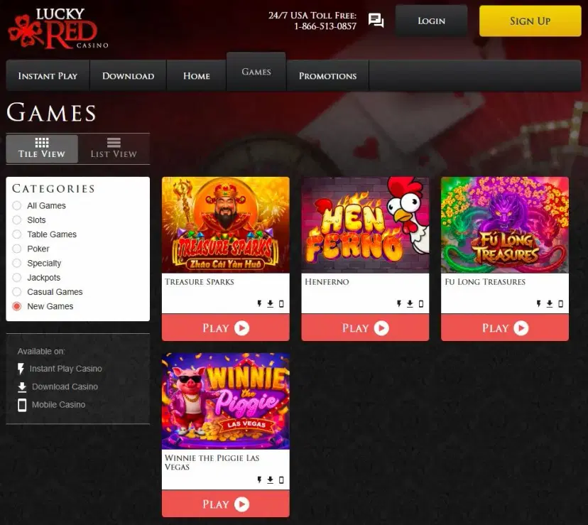 lucky red casino best rtg sept 2026