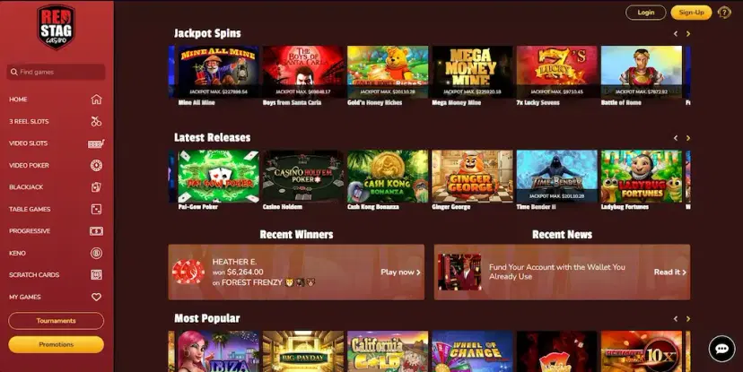 red stag casino features sept 2026