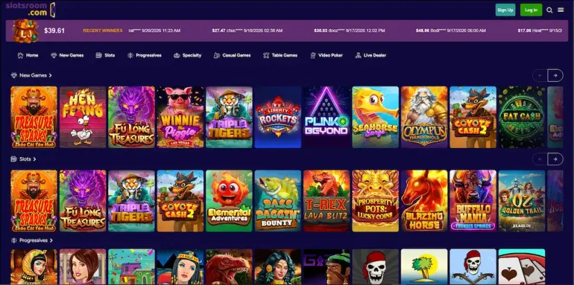 slotsroom casino best rtg sept 2026