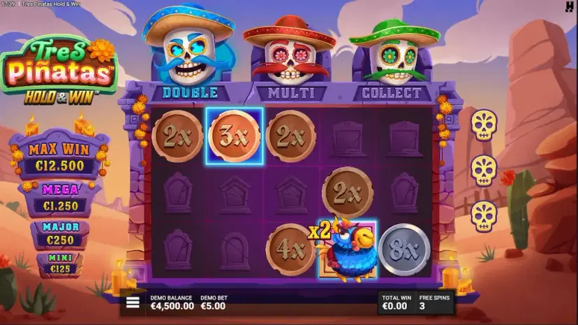 tres pinatas hold & win mini pinata party