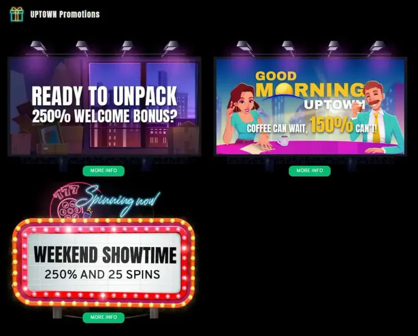 uptown aces bonus sept 2026