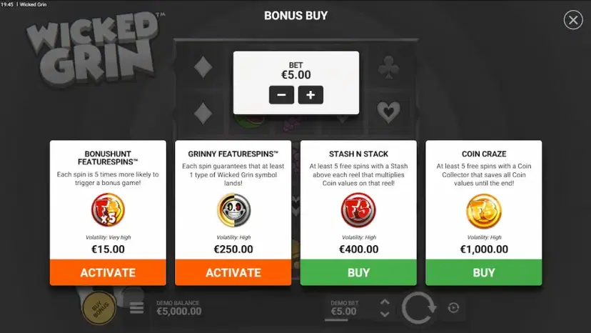 wicked grin buy bonus