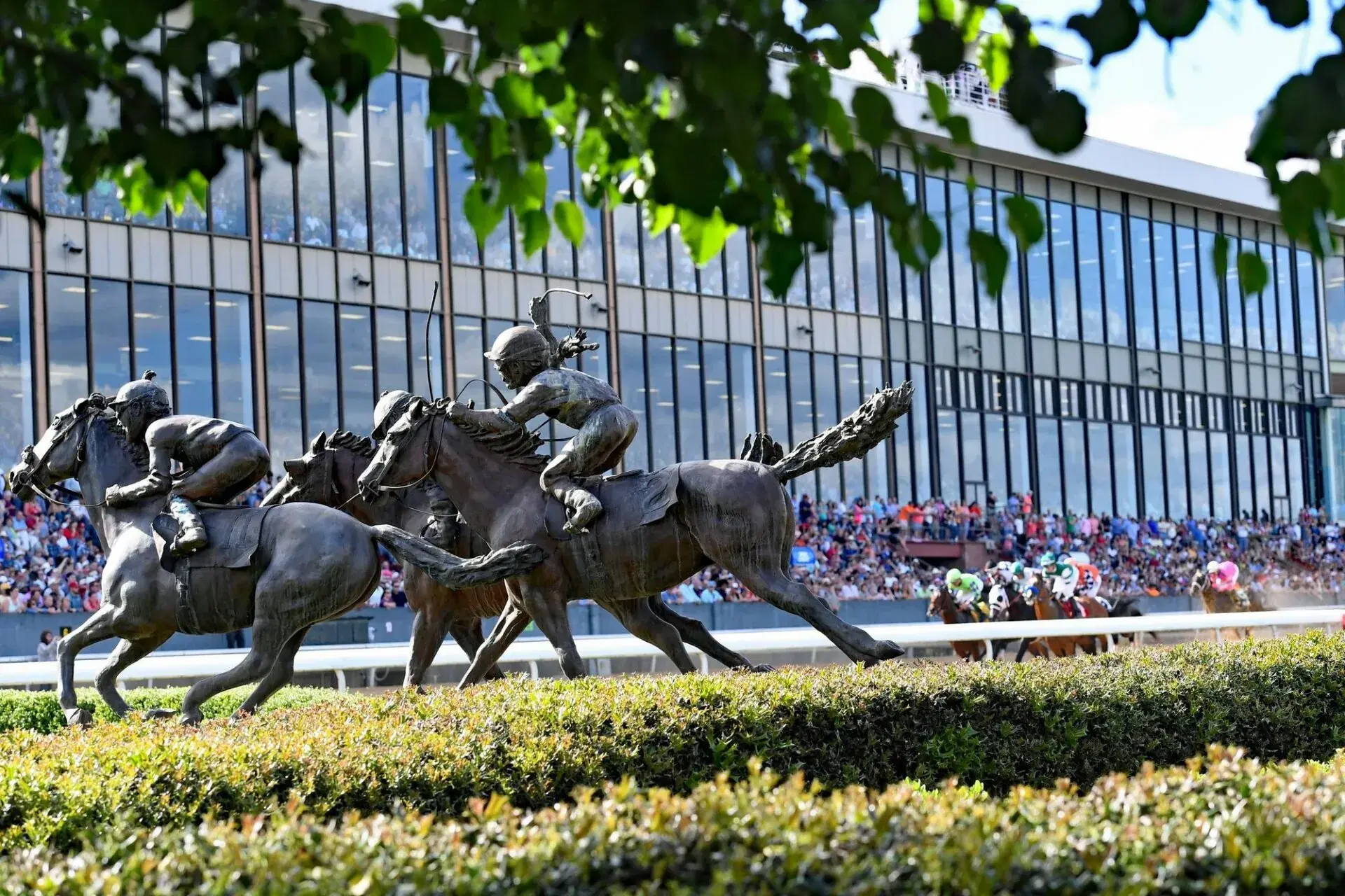 Statue at Oaklawn Park